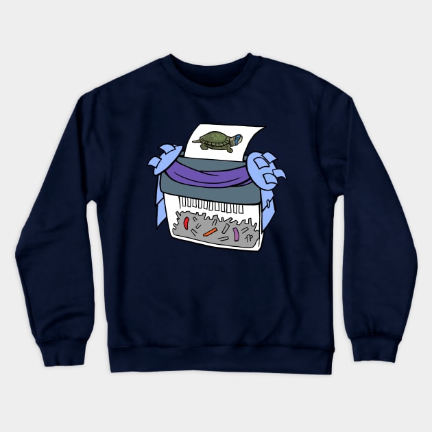 Shredder finally get those Turtles Crewneck Sweatshirt by spookyruthy